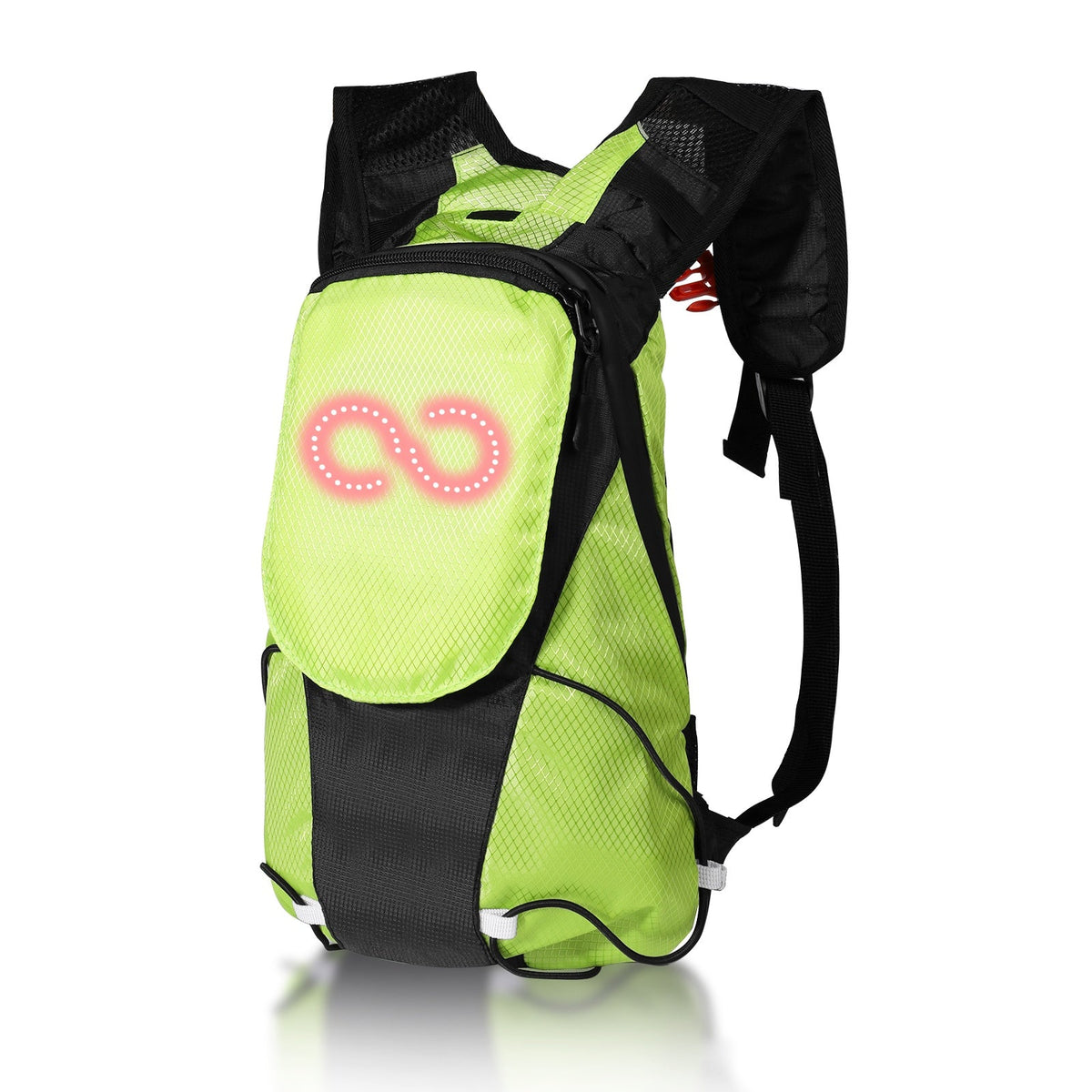 Colorful And Stylish LED Backpack With Music-Synchronized Dynamic Lighting Effects, Lightweight And Convenient For Outdoor Sports, USB Charging, Adjustable Shoulder Straps, Suitable For Night Running,