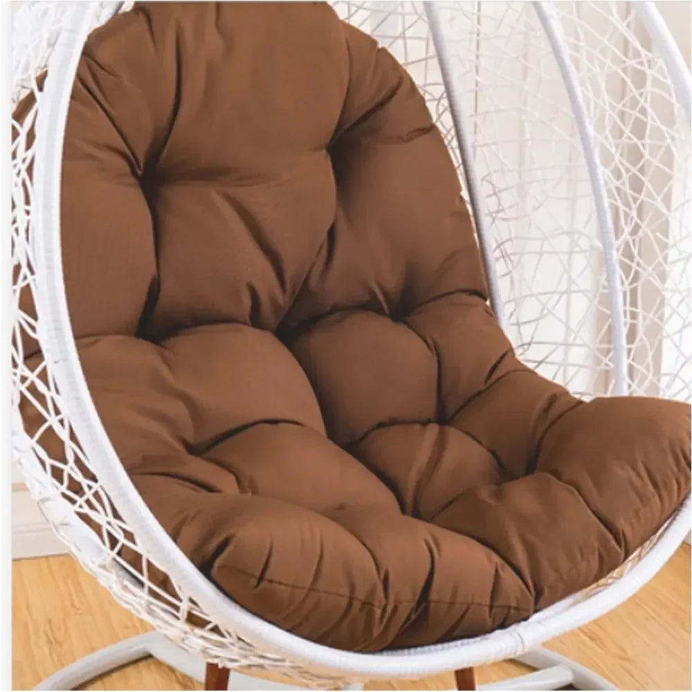Balcony Egg Chair Cushion Seat Pad Swing Hanging Chair Mat Pillow Patio Garden Outdoor Thickened Hammock Rocking Chair Seat